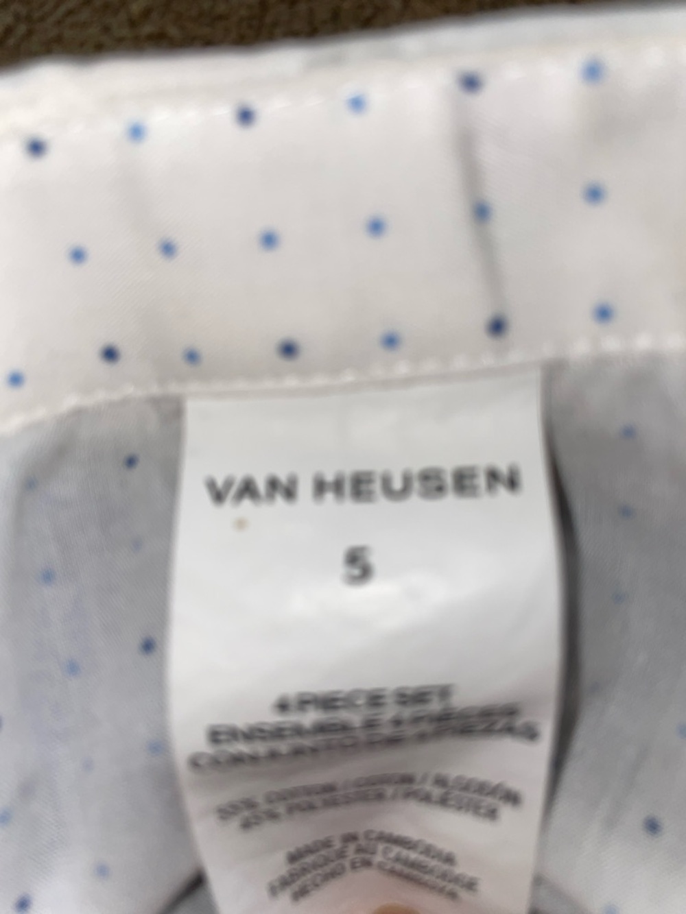 Van Heusen Navy Blue Boy’s Suit Set - Picture 2 of 6